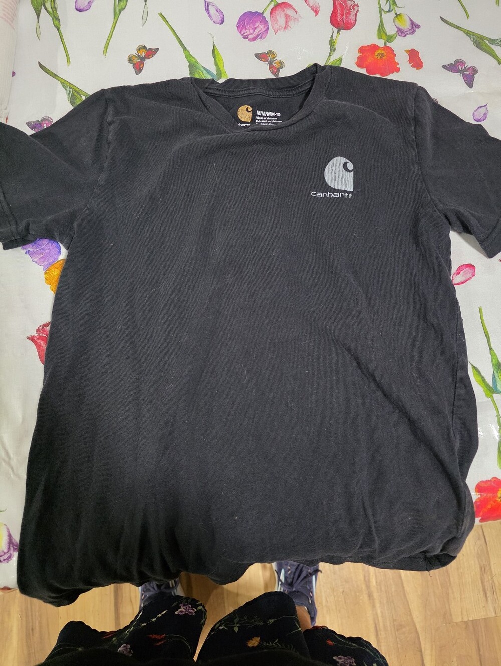 Carhartt Women's Black Logo Short-Sleeve Tee